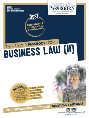 cover image of BUSINESS LAW (II)